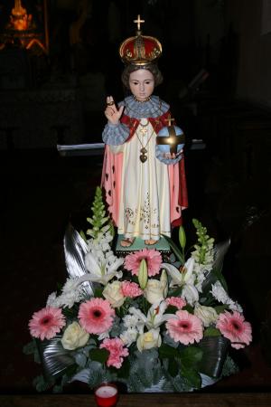 Statue de l'enfant Jésus de Prague